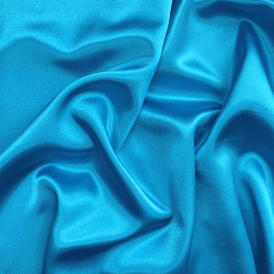 *Ткань Атлас-сатин, цвет Голубой (на отрез)  в Фрязино