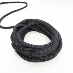 Шнур для одежды d-4.5мм, цвет Серый (на отрез)  в Фрязино