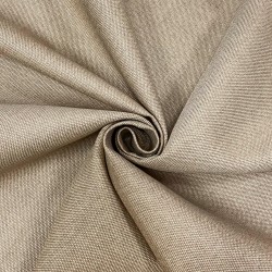 Ткань Рогожка (мебельная), цвет Бежевый (на отрез) (100% полиэстер) в Фрязино