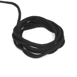 Шнур для одежды 4,5 мм, цвет Чёрный (на отрез)  в Фрязино