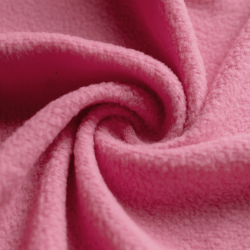 Флис Односторонний 130 гр/м2, цвет Розовый (на отрез)  в Фрязино
