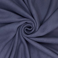 Ткань Флис Односторонний 130 гр/м2, цвет Темно-серый (на отрез)  в Фрязино