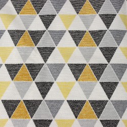 Интерьерная ткань Дак (DUCK), принт &quot;Малые Треугольники&quot; (на отрез)  в Фрязино