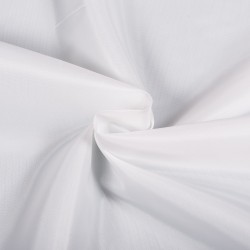 Ткань подкладочная Таффета 190Т, цвет Белый (на отрез)  в Фрязино