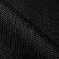 Прорезиненная ткань Оксфорд 600D ПВХ, Черный  в Фрязино, 340 г/м2, 359 руб