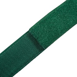 Контактная лента 40мм (38мм) цвет Зелёный (велькро-липучка, на отрез)  в Фрязино