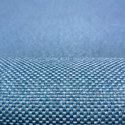 Ткань Блэкаут для штор светозатемняющая 85% &quot;Рогожка Синяя&quot; (на отрез)  в Фрязино